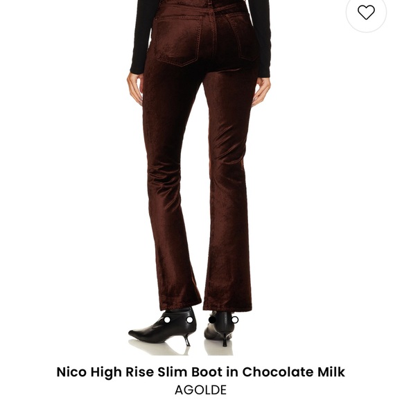 Brand new Agolde chocolate milk flared pants - Picture 1 of 3